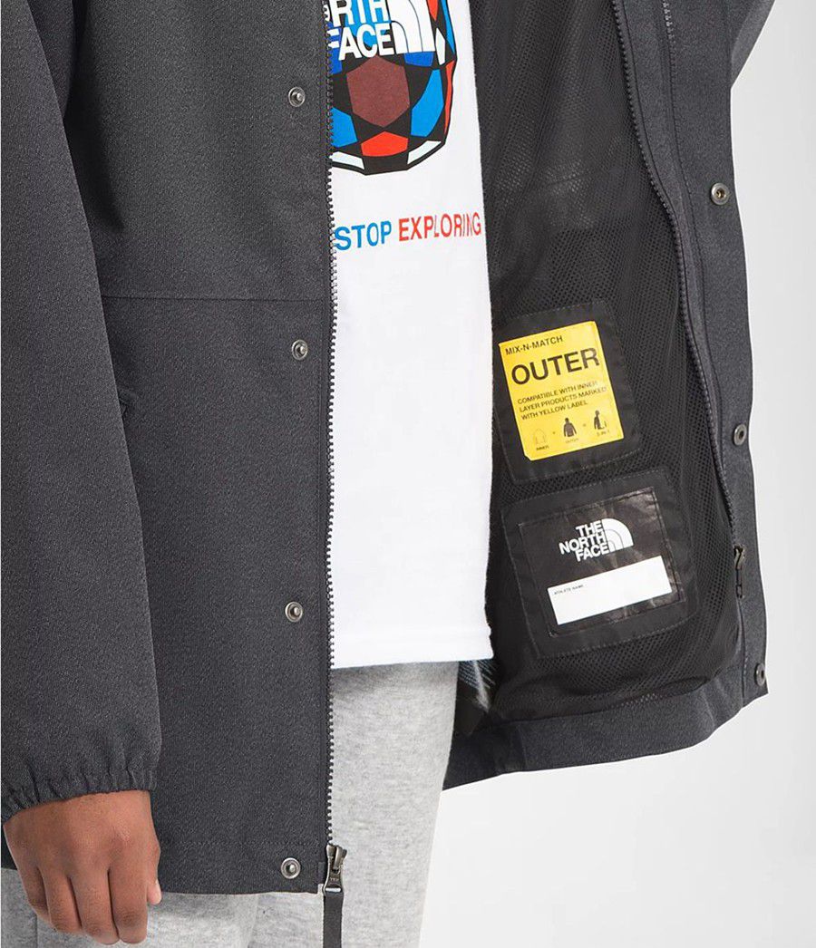 Dětské Parkas The North Face Dryvent Mountain Snapper Šedé | PLKHWZT-29