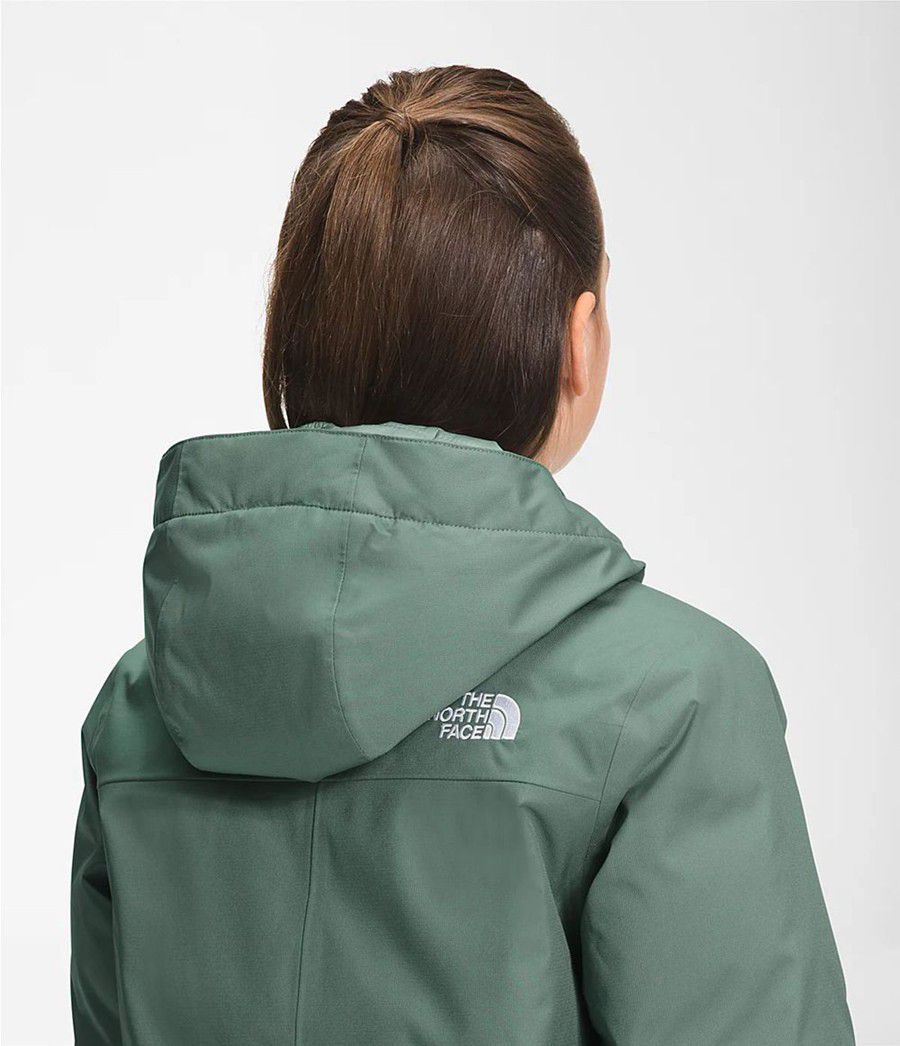 Dětské Parkas The North Face Greenland Zelene | KXLJRVP-21