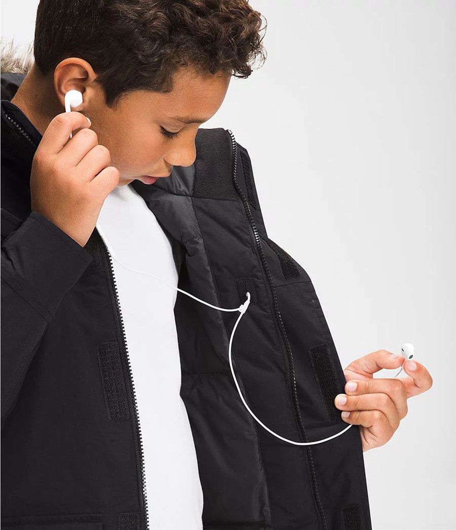 Dětské Parkas The North Face Mcmurdo Černé | TSRJAWV-42