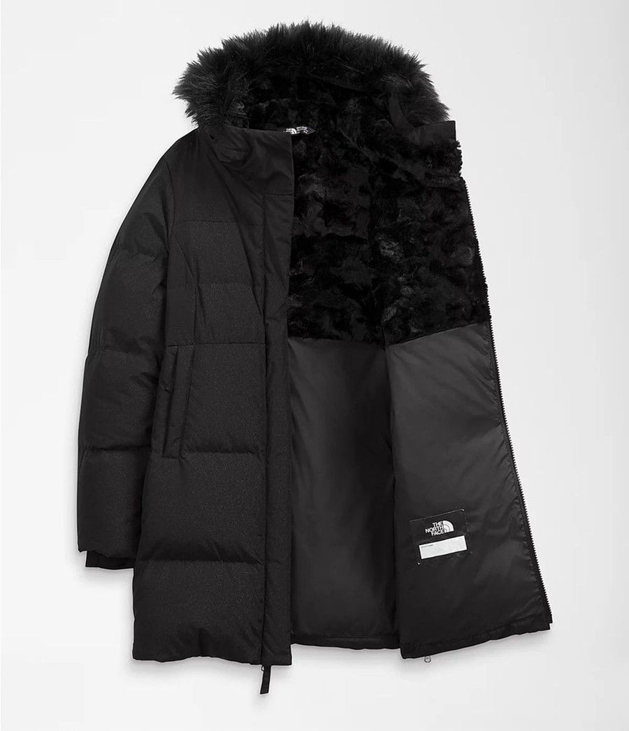 Dětské Parkas The North Face Printed Dealio Fitted Černé | UDOGLYM-98