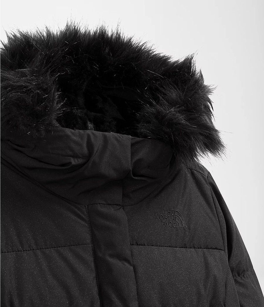 Dětské Parkas The North Face Printed Dealio Fitted Černé | UDOGLYM-98