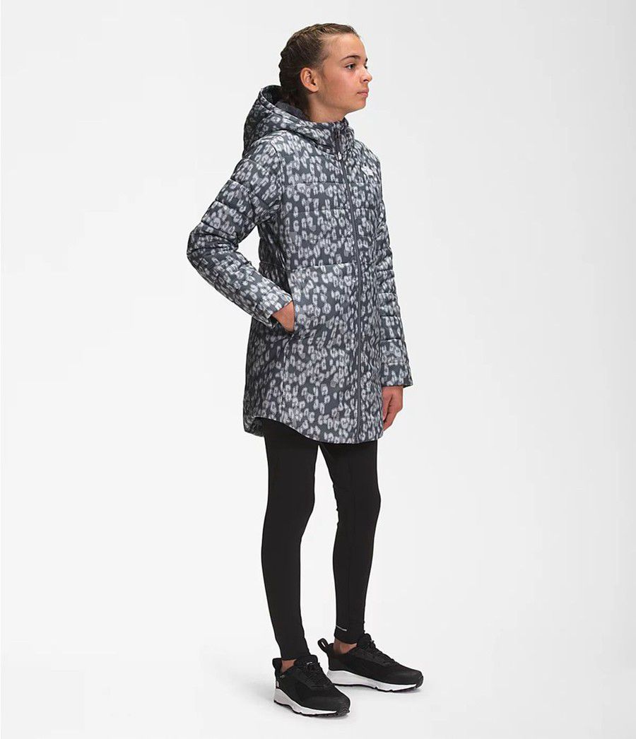 Dětské Parkas The North Face Printed Reversible Mossbud Swirl Šedé | VODZRAH-36