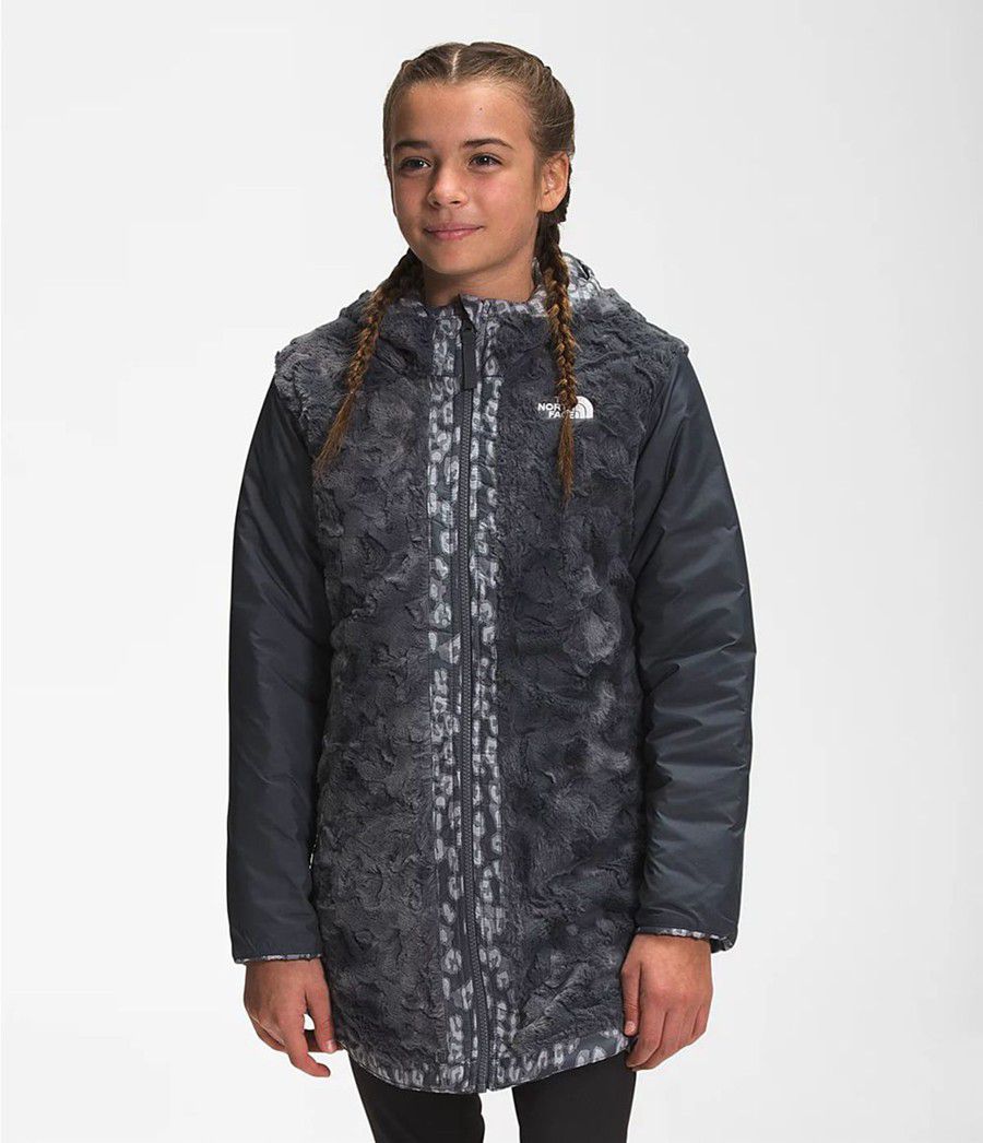 Dětské Parkas The North Face Printed Reversible Mossbud Swirl Šedé | VODZRAH-36