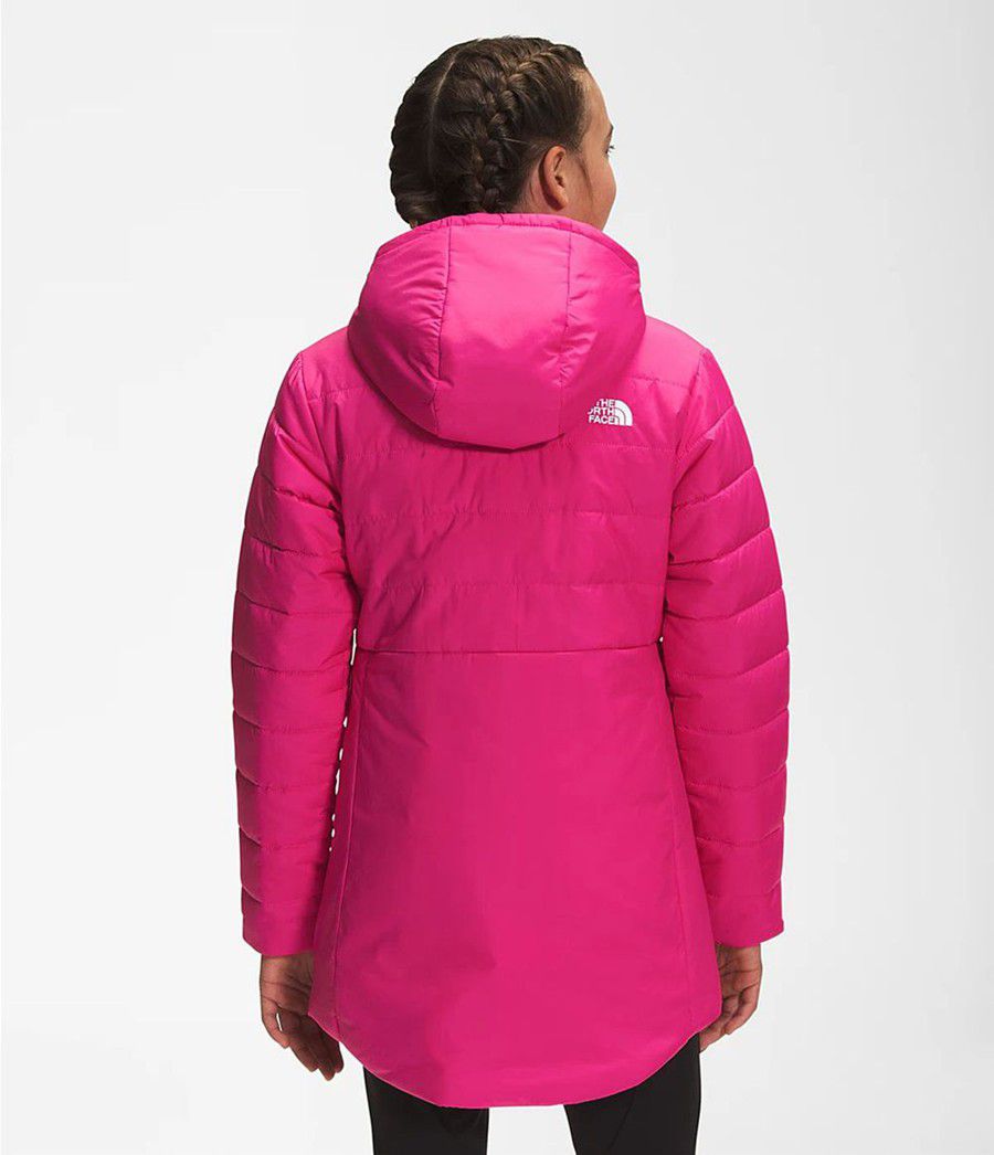Dětské Parkas The North Face Reversible Mossbud Swirl Růžové | HGZSNPL-28