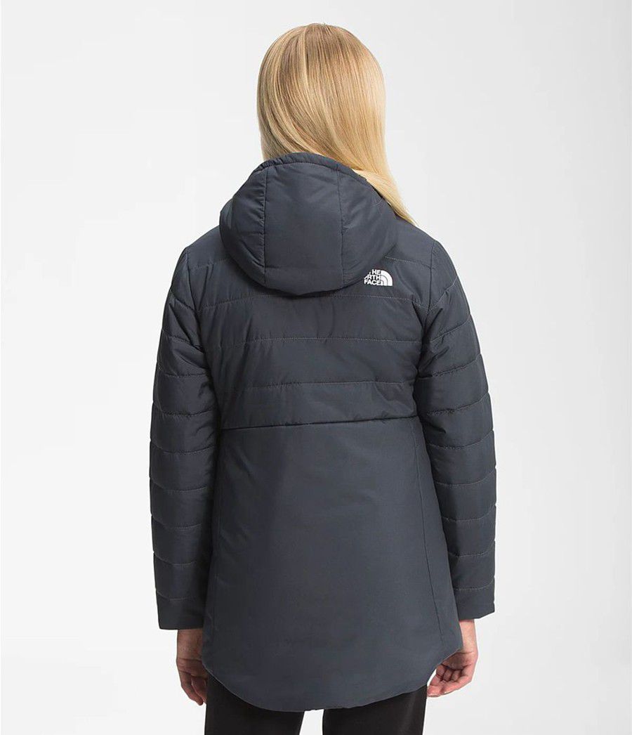 Dětské Parkas The North Face Reversible Mossbud Swirl Šedé | JHIOGKS-09