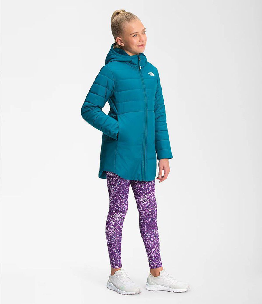 Dětské Parkas The North Face Reversible Mossbud Swirl Blankyt | YJQUXRM-46