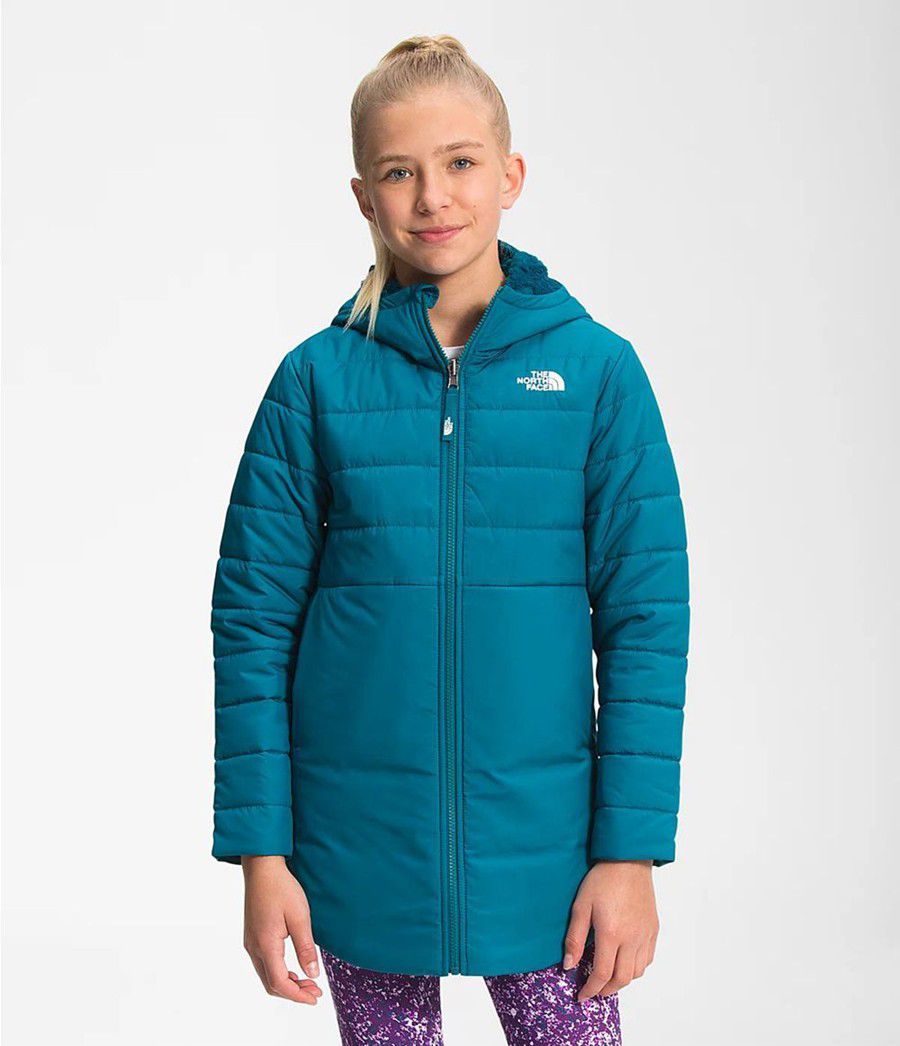 Dětské Parkas The North Face Reversible Mossbud Swirl Blankyt | YJQUXRM-46