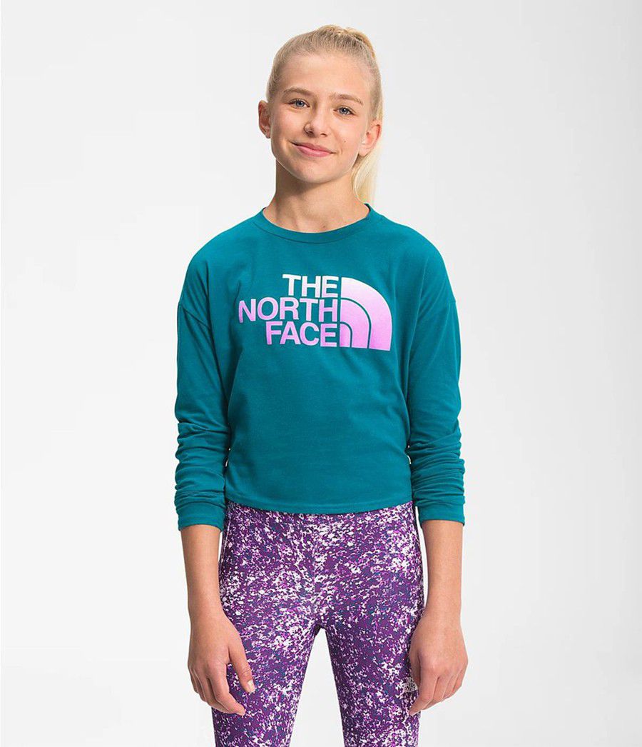 Dětské T-Shirts The North Face Long Sleeve Graphic Blankyt | LYRWZAE-98