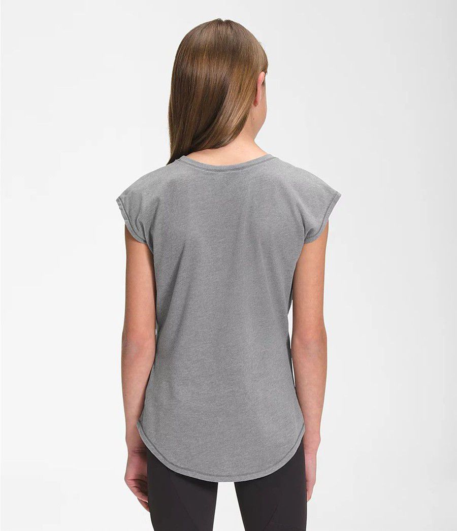 Dětské T-Shirts The North Face Short Sleeve Graphic Šedé | UBSLQZR-47