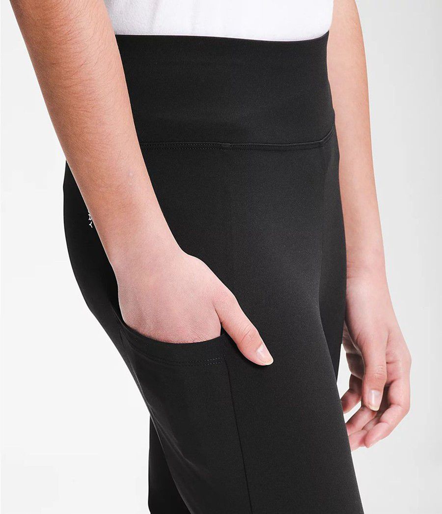 Dětské Tights The North Face On Mountain Černé | ESIGYBZ-48