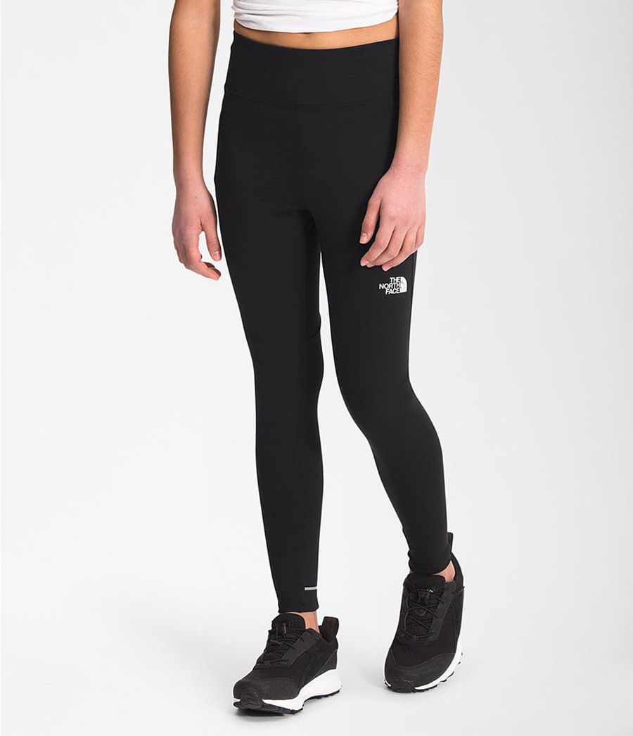 Dětské Tights The North Face On Mountain Černé | ESIGYBZ-48