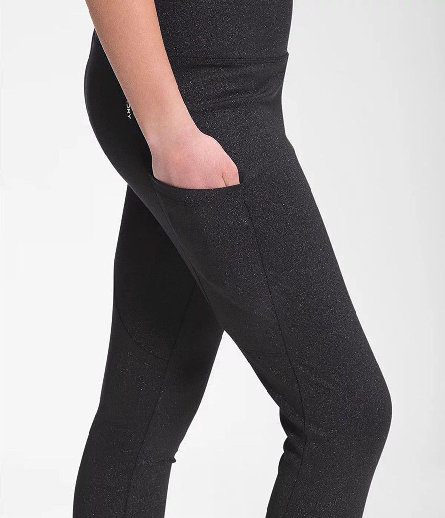 Dětské Tights The North Face Printed On Mountain Černé | TDEKGIZ-36