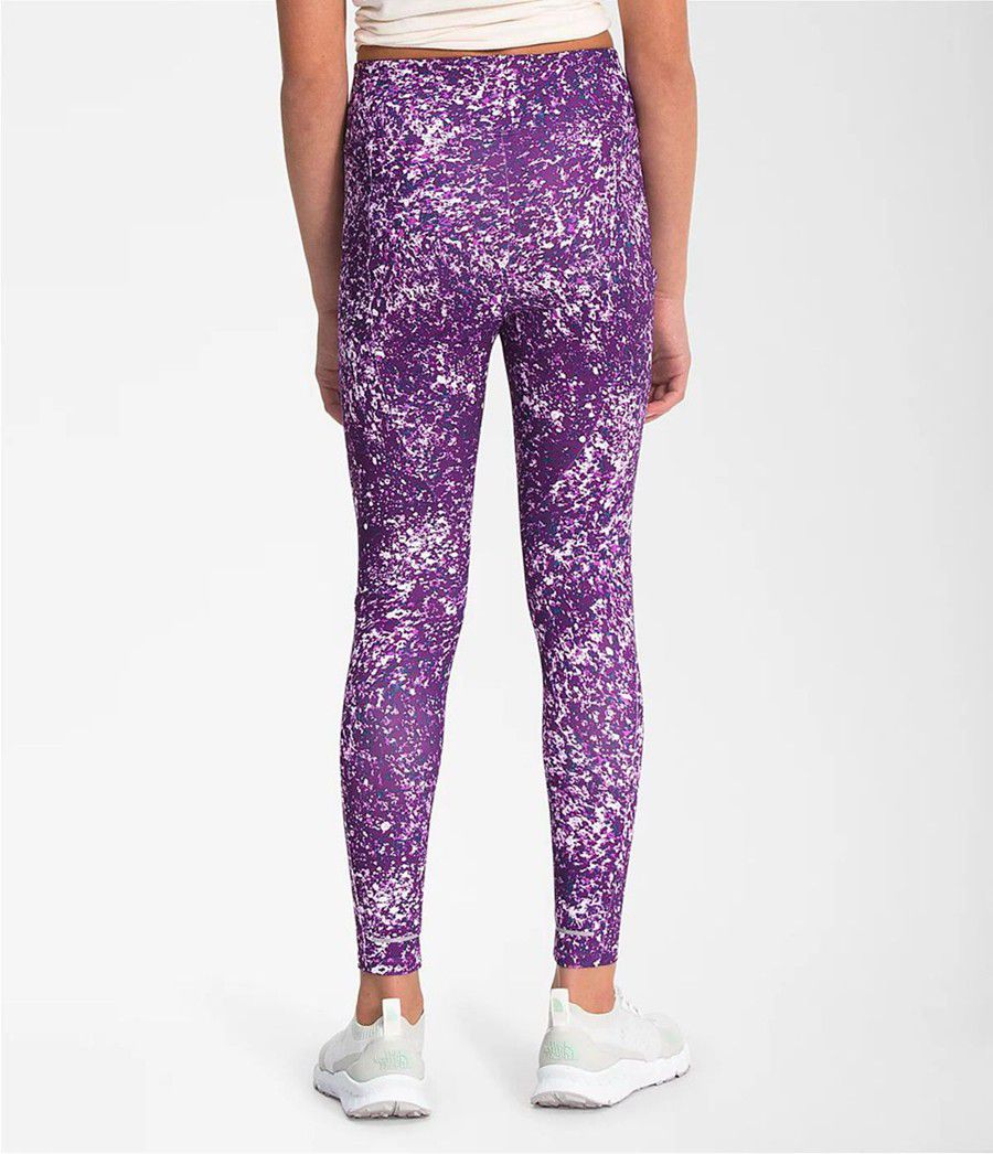Dětské Tights The North Face Printed On Mountain Fialové | ABFPITS-96