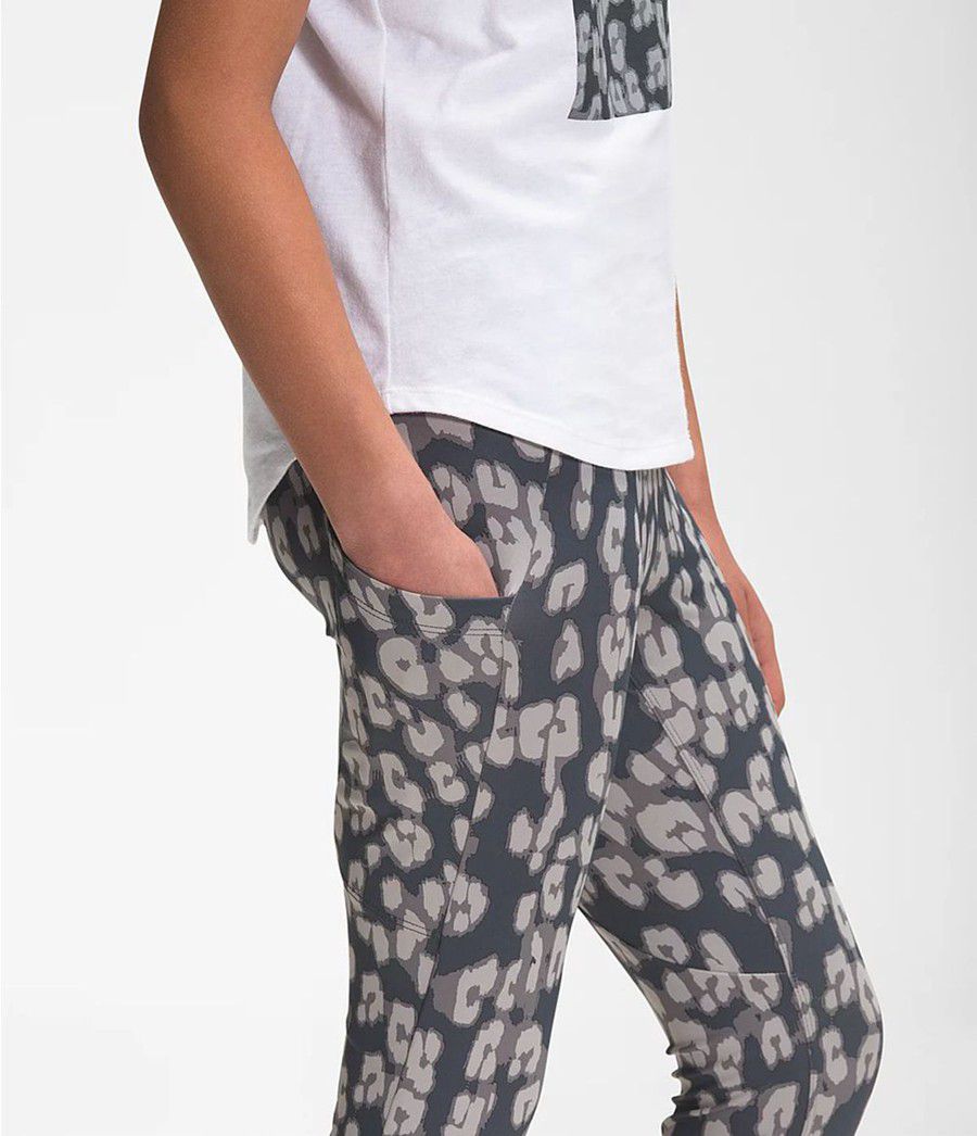 Dětské Tights The North Face Printed On Mountain Šedé | TNHVPSI-79