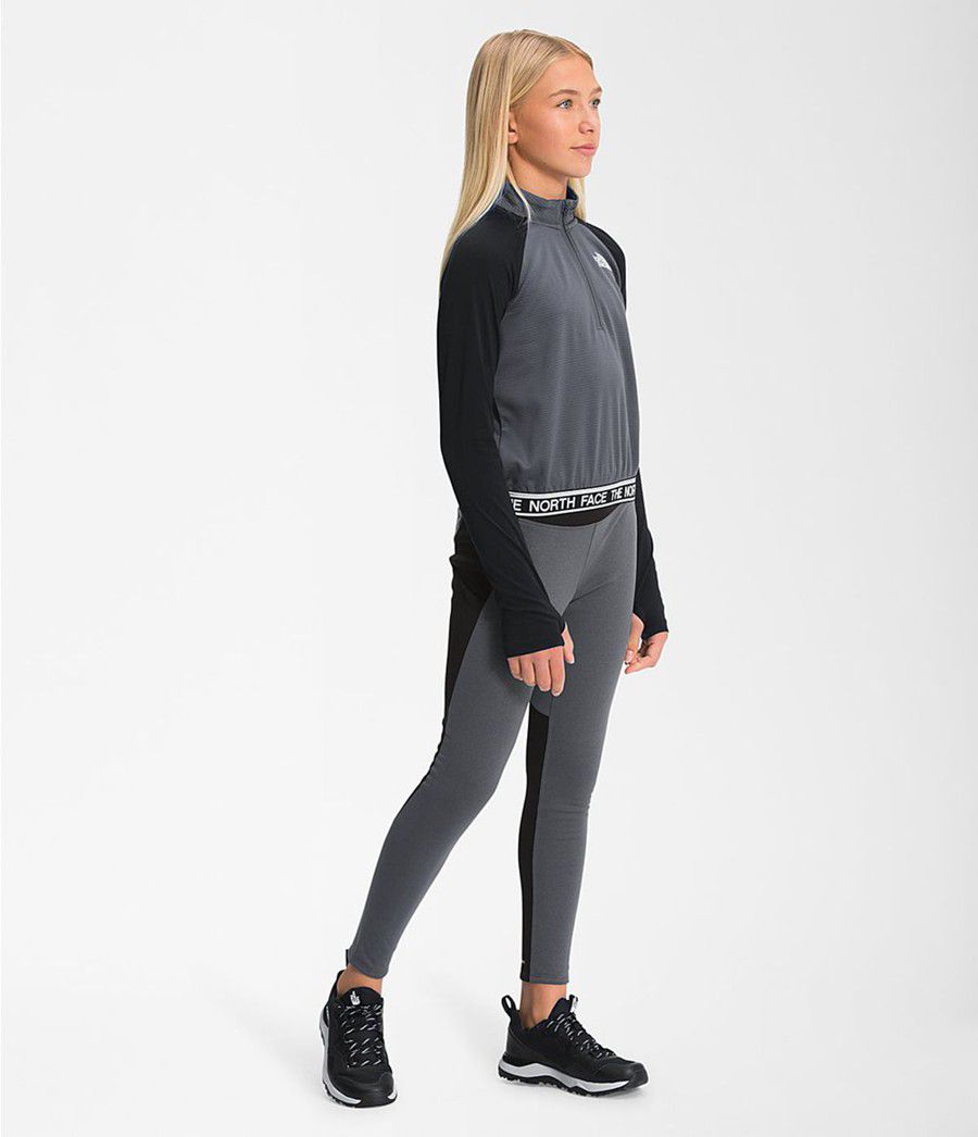 Dětské Tights The North Face Winter Warm Šedé | FPOHMDV-29