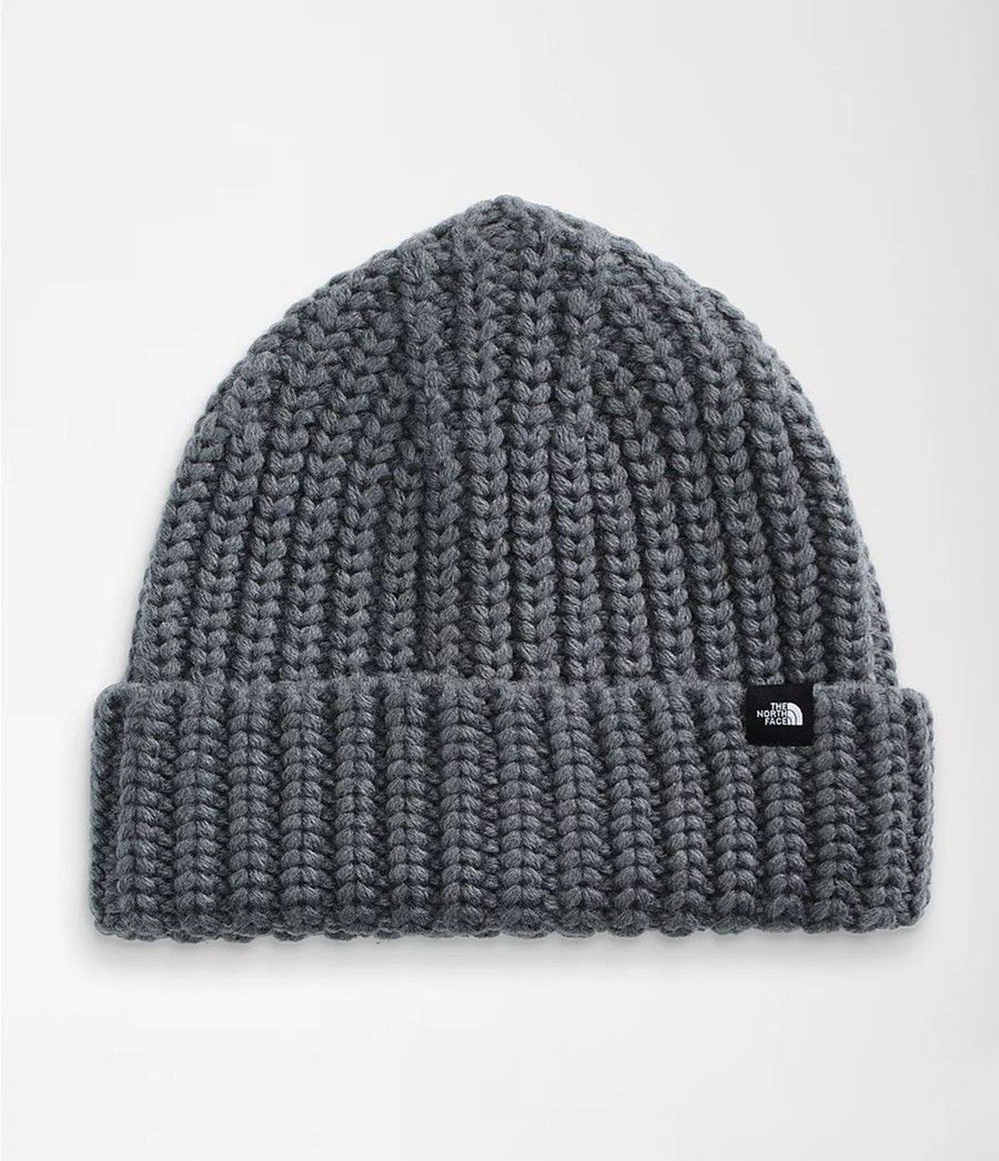 Pánské Beanies The North Face Chunky-Knit Watchman Šedé | JZYQEVB-20