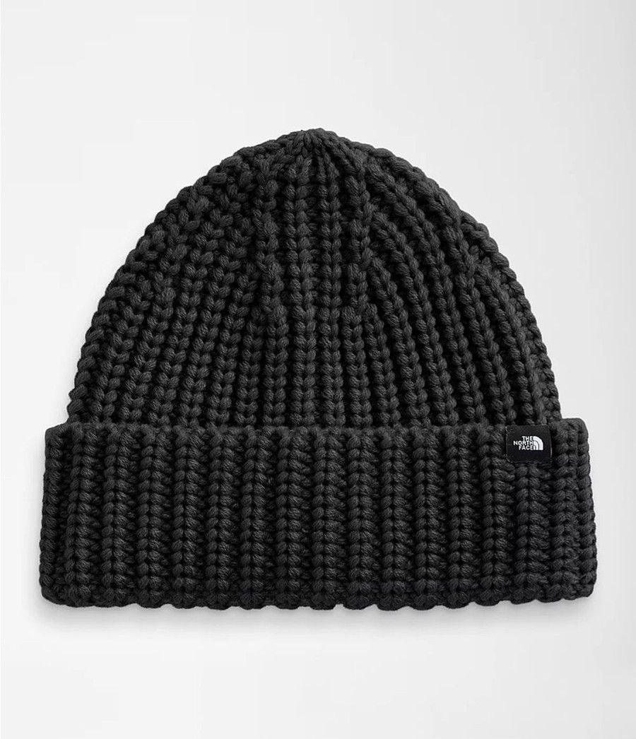 Pánské Beanies The North Face Chunky-Knit Watchman Černé | KHRYCMS-84