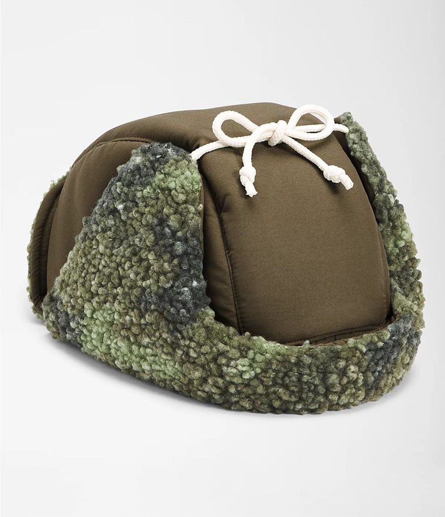 Pánské Beanies The North Face Recycled Ridge Fleece Trapper Olivy Zelené | NIGTCMB-01