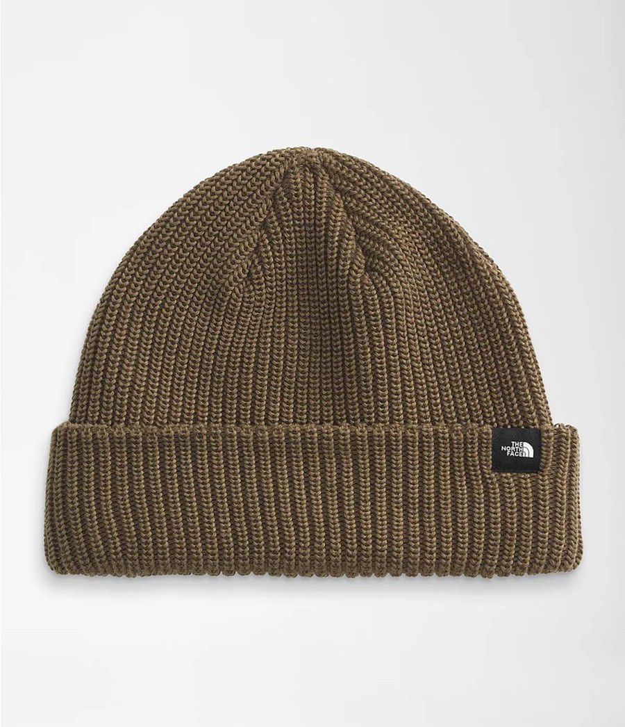 Pánské Beanies The North Face Short Fisherman Olivy Zelené | ZRITBFP-96