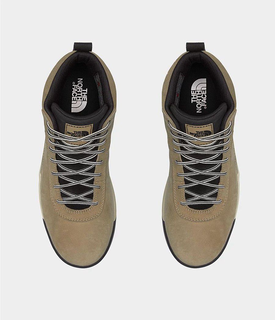 Pánské Boty The North Face Larimer Mid Wp Hnědé | UYZIQDJ-79