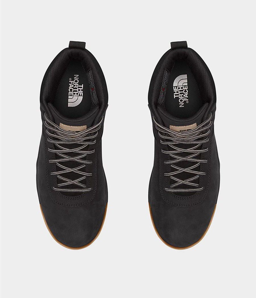 Pánské Boty The North Face Larimer Mid Wp Černé | UMWEBGN-90