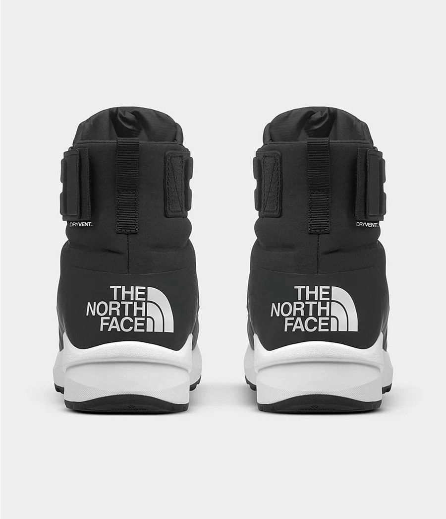 Pánské Boty The North Face Nuptse Ii Strap Wp Černé | AGRTUBC-73