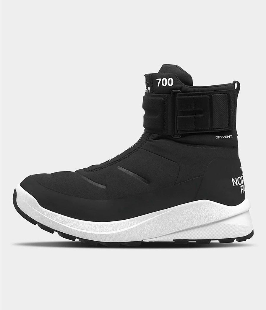 Pánské Boty The North Face Nuptse Ii Strap Wp Černé | AGRTUBC-73