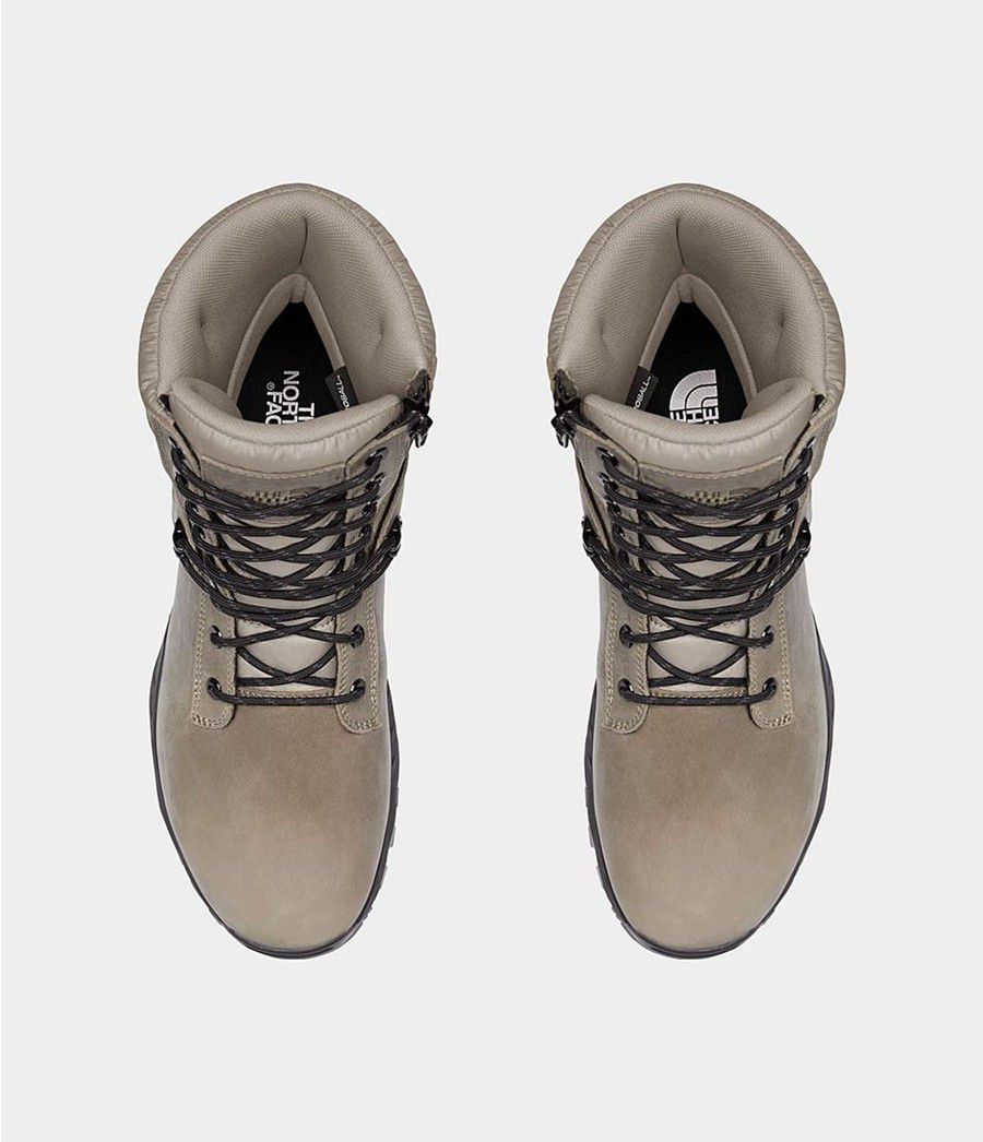 Pánské Boty The North Face Thermoball Zip-Up Taupe | TXGKJPU-84