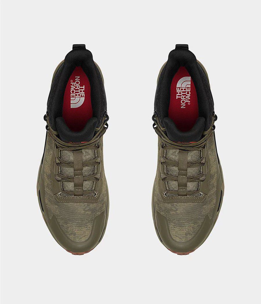 Pánské Boty The North Face Vectiv Exploris Mid Futurelight Olivy Zelené | JMUNYID-76