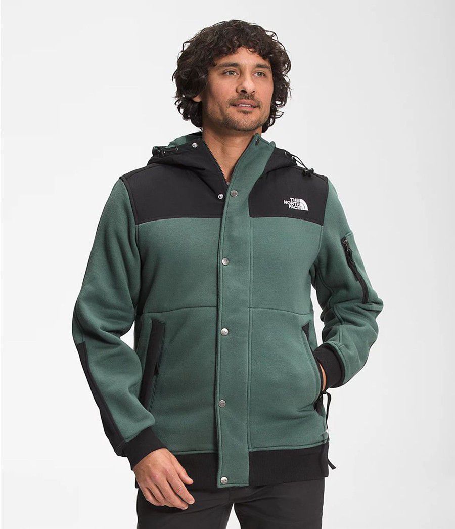 Pánské Fleece Bundy The North Face Highrail Fleece Zelene | JOMSGFV-69
