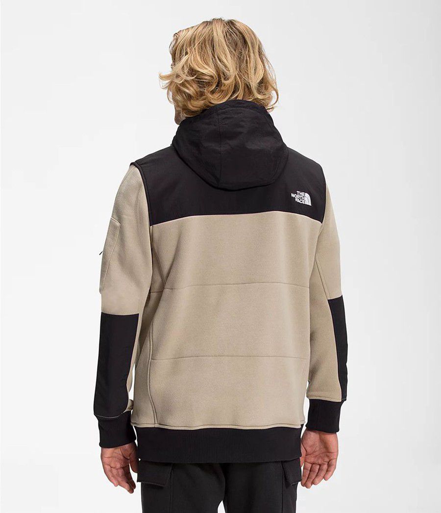 Pánské Fleece Bundy The North Face Highrail Fleece Béžový | JWZYHPR-04