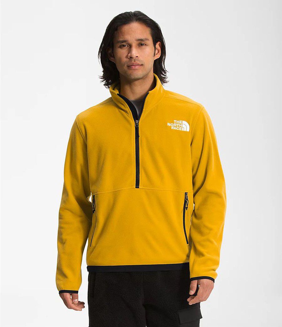 Pánské Fleece Bundy The North Face Tka Kataka Fleece Žluté | RGEHXPZ-72