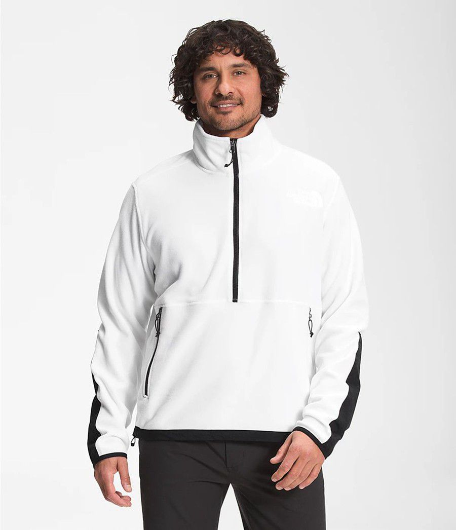 Pánské Fleece Bundy The North Face Tka Kataka Fleece Bílé | SLVRMOP-08
