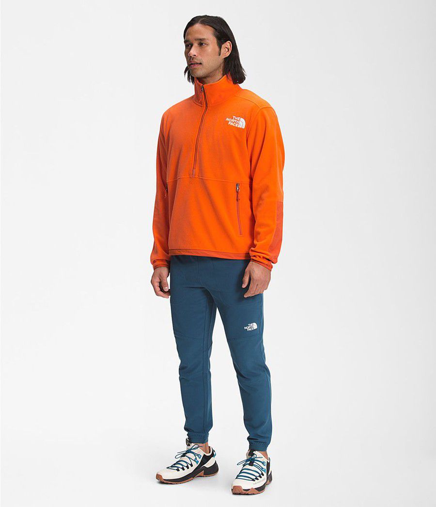 Pánské Fleece Bundy The North Face Tka Kataka Fleece Oranžové | HDVQPRE-87