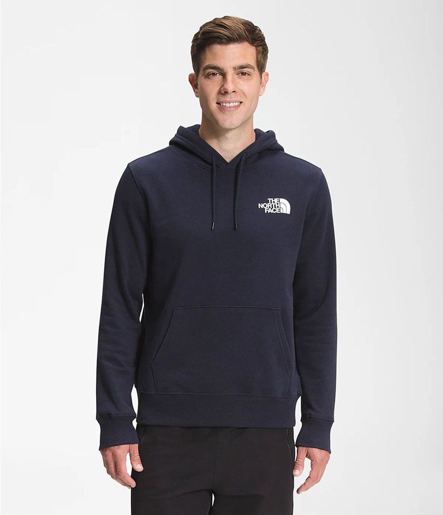 Pánské Hoodies The North Face Box Nse Pullover Tmavě Blankyt | RISWBQC-47