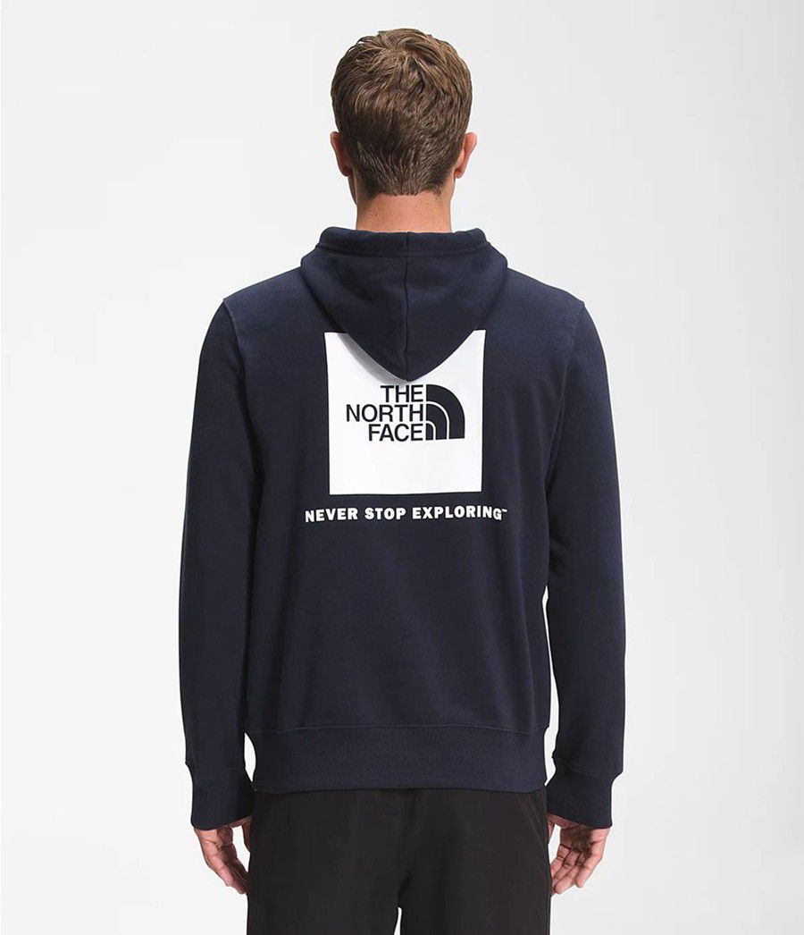Pánské Hoodies The North Face Box Nse Pullover Tmavě Blankyt | RISWBQC-47