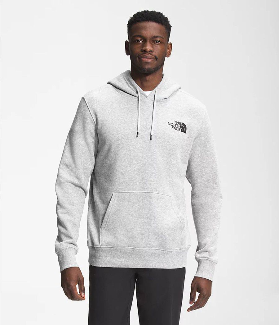 Pánské Hoodies The North Face Box Nse Pullover Světle Šedé | HVZGJAO-06