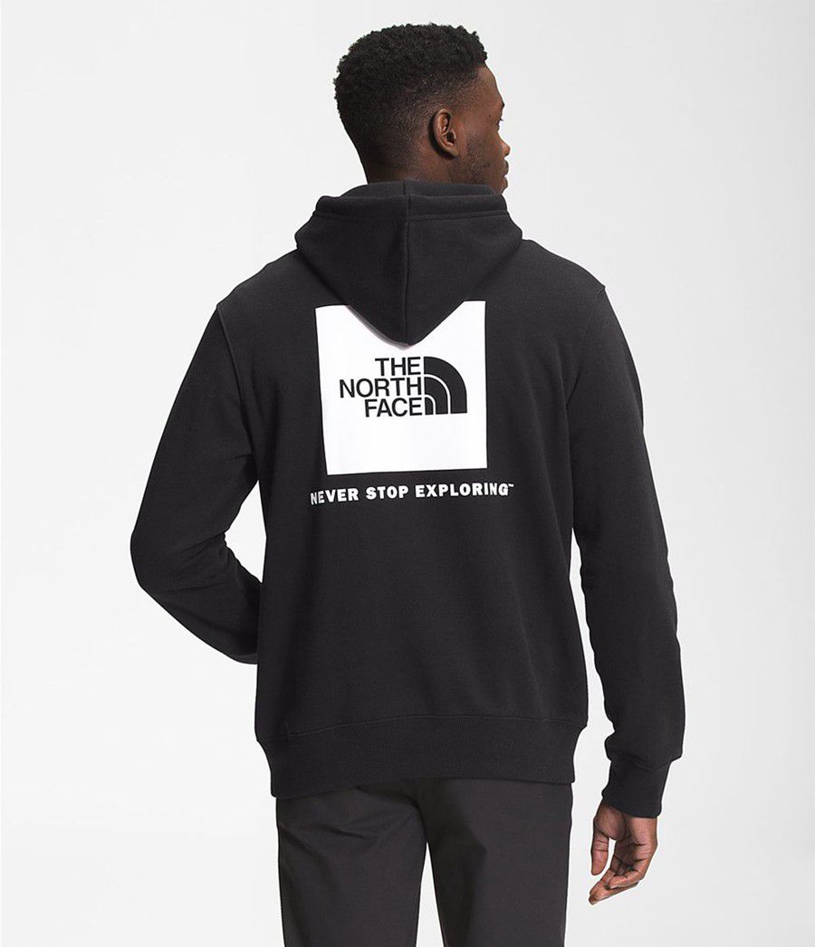 Pánské Hoodies The North Face Box Nse Pullover Černé | XFQWOVM-91