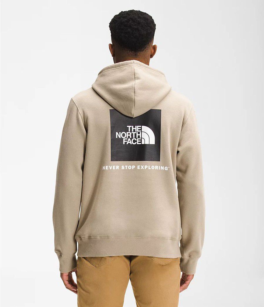 Pánské Hoodies The North Face Box Nse Pullover Béžový | WVASJXY-17
