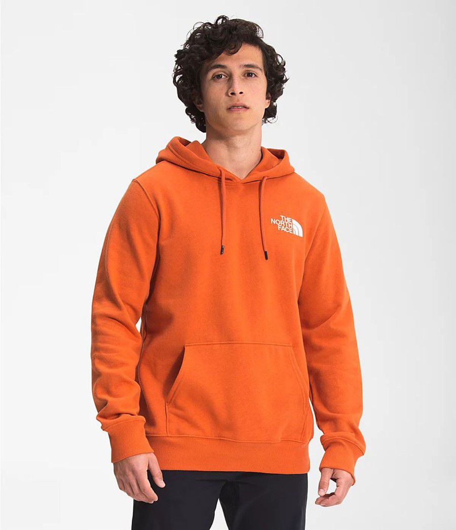 Pánské Hoodies The North Face Box Nse Pullover Oranžové | OXUPHJI-38