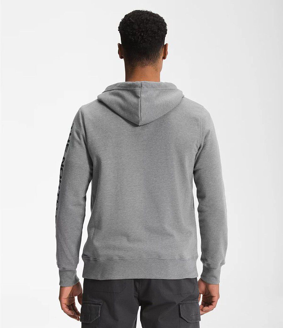 Pánské Hoodies The North Face Brand Proud Full Zip Šedé | BJKUXAZ-47