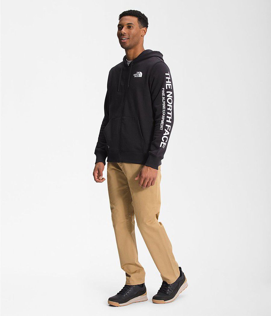 Pánské Hoodies The North Face Brand Proud Full Zip Černé | RJHNKCZ-76