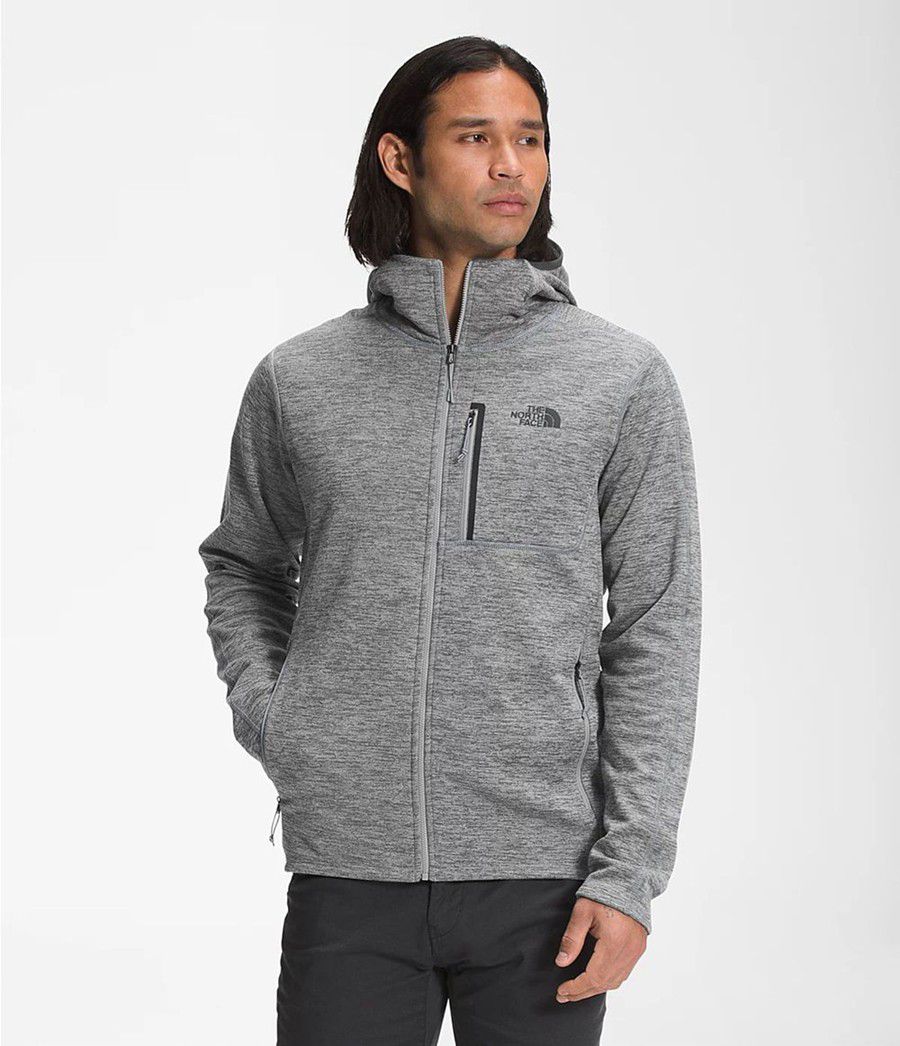 Pánské Hoodies The North Face Canyonlands Šedé | ZWFYKEX-96