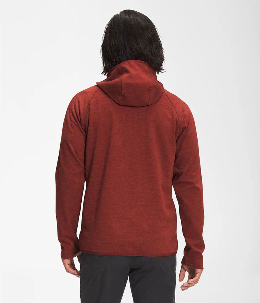 Pánské Hoodies The North Face Canyonlands Červené | KFGIEYM-65