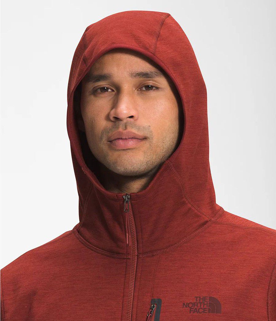 Pánské Hoodies The North Face Canyonlands Červené | KFGIEYM-65