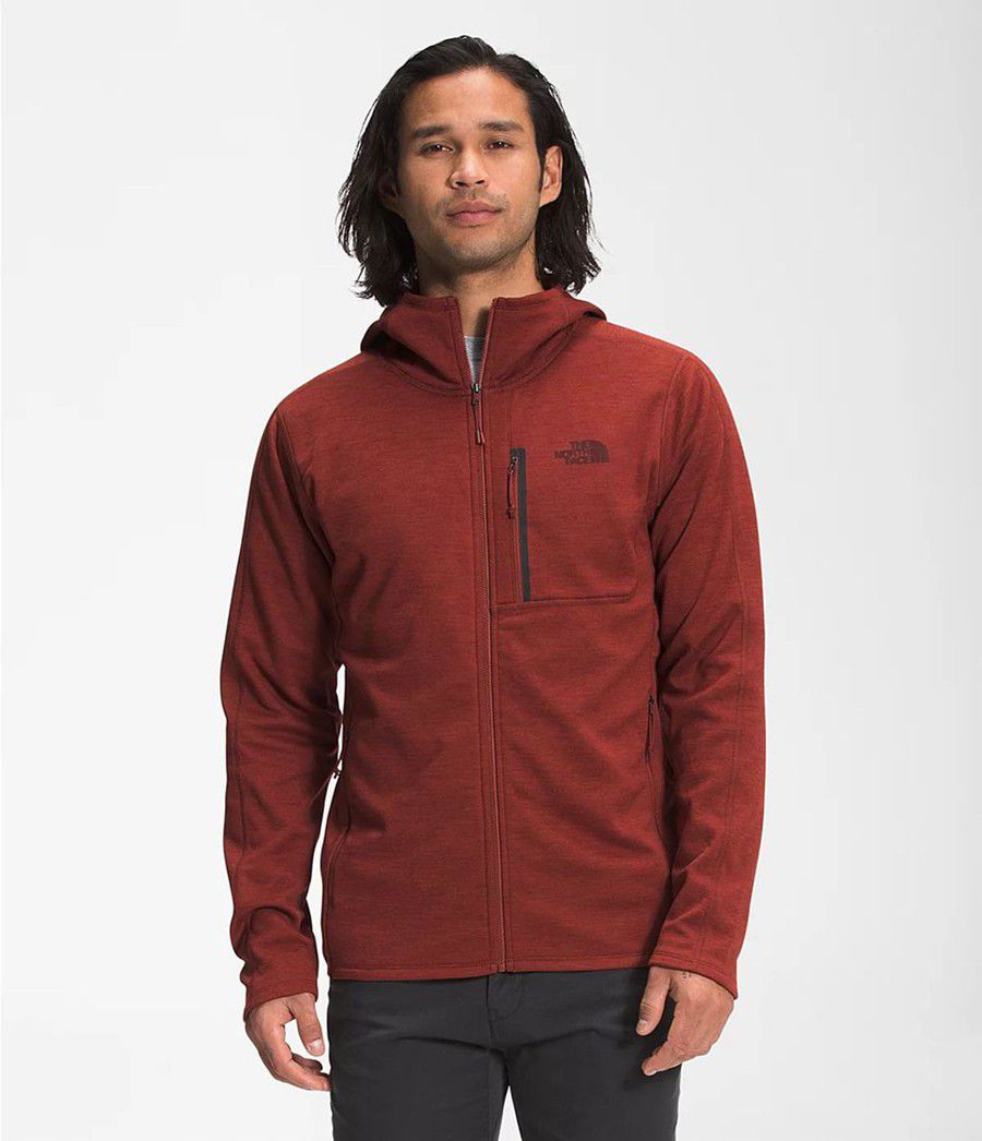 Pánské Hoodies The North Face Canyonlands Červené | KFGIEYM-65