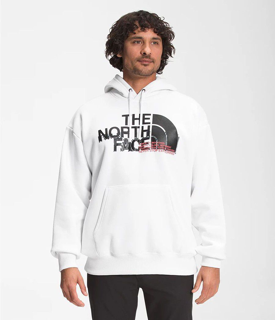 Pánské Hoodies The North Face Coordinates Pullover Bílé | FICZOWV-52