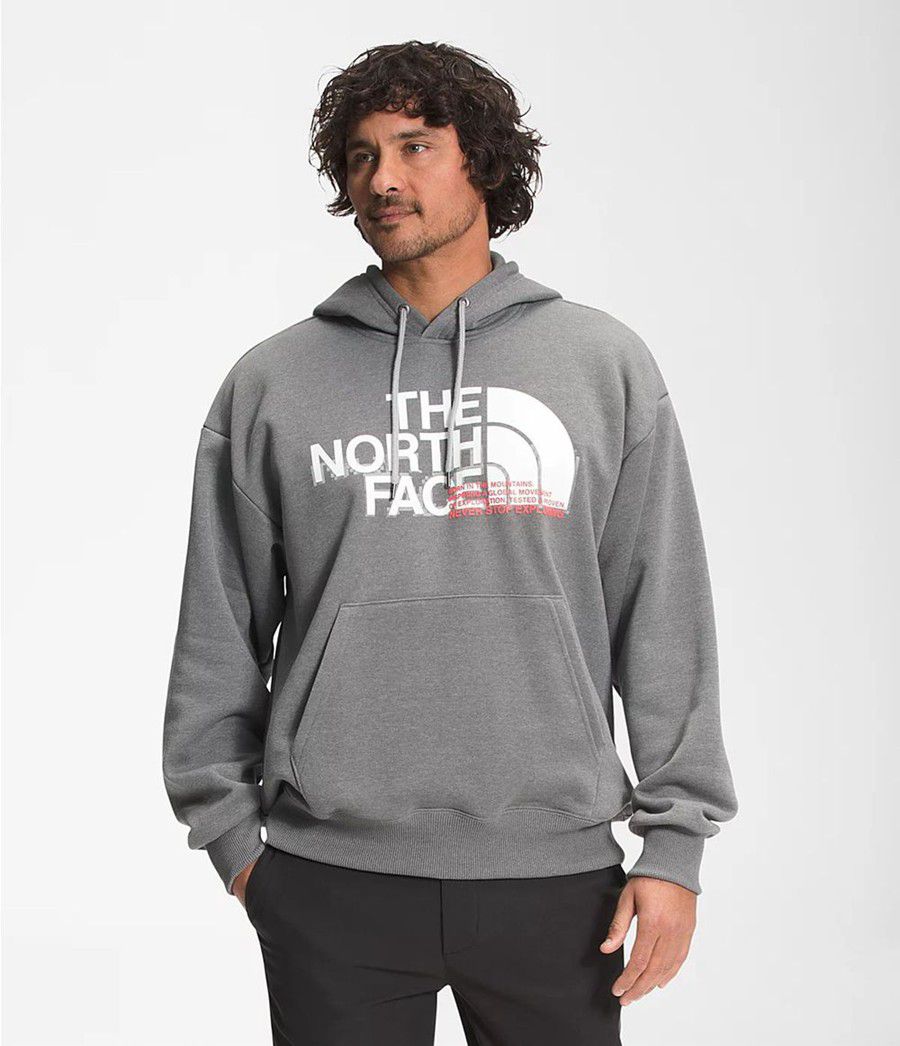 Pánské Hoodies The North Face Coordinates Pullover Šedé | NROEJZU-06