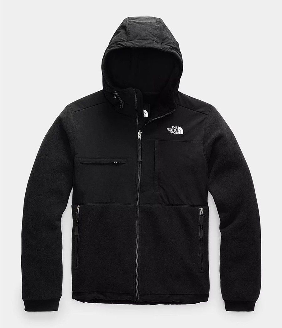 Pánské Hoodies The North Face Denali 2 Černé | NQHZTBR-60