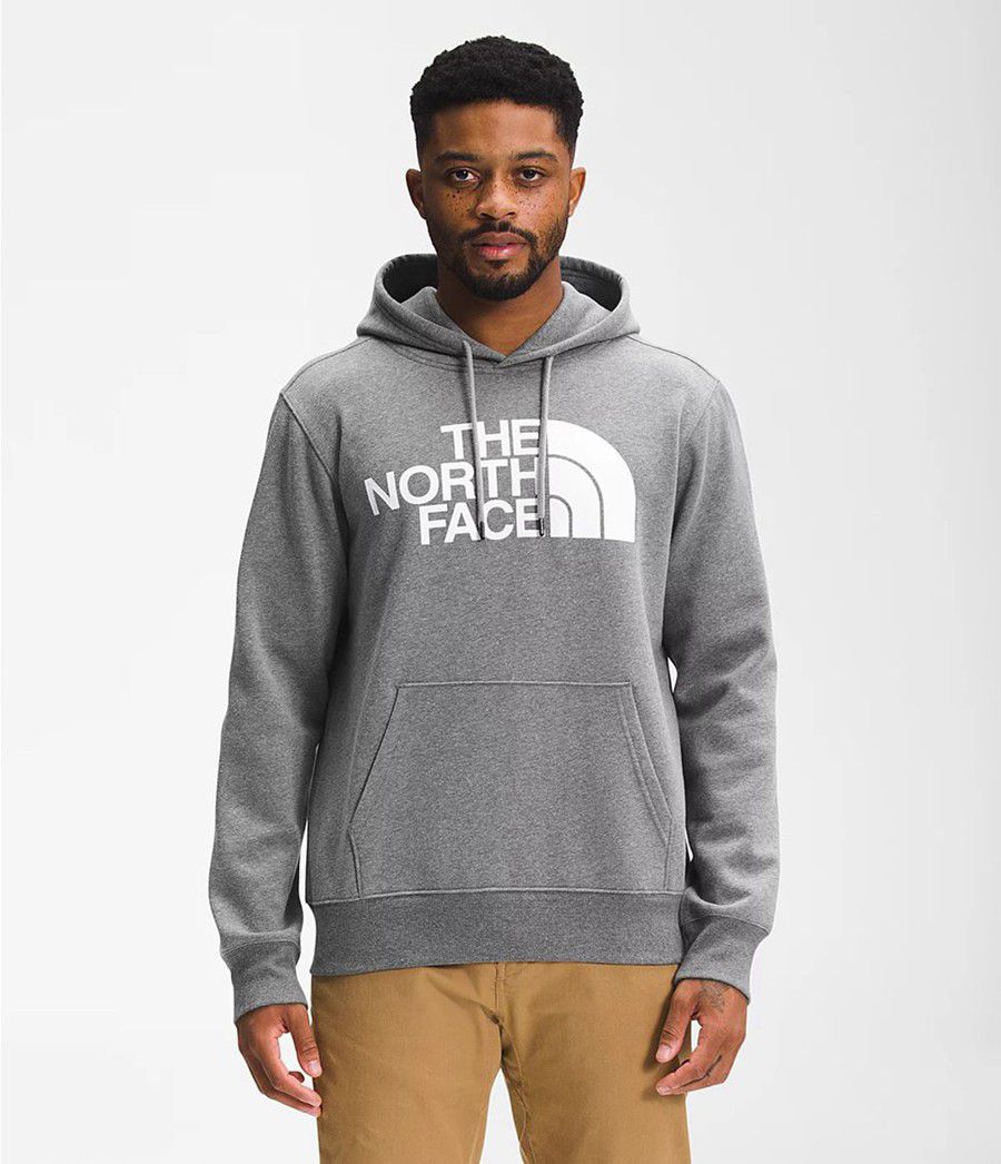 Pánské Hoodies The North Face Half Dome Pullover Šedé | YHMWRTA-64
